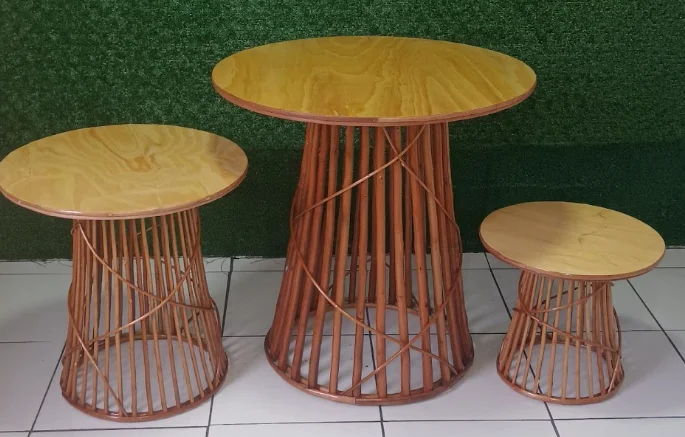 locação de móvei vime para decoração