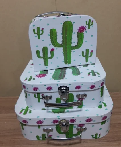 maleta para decoração
